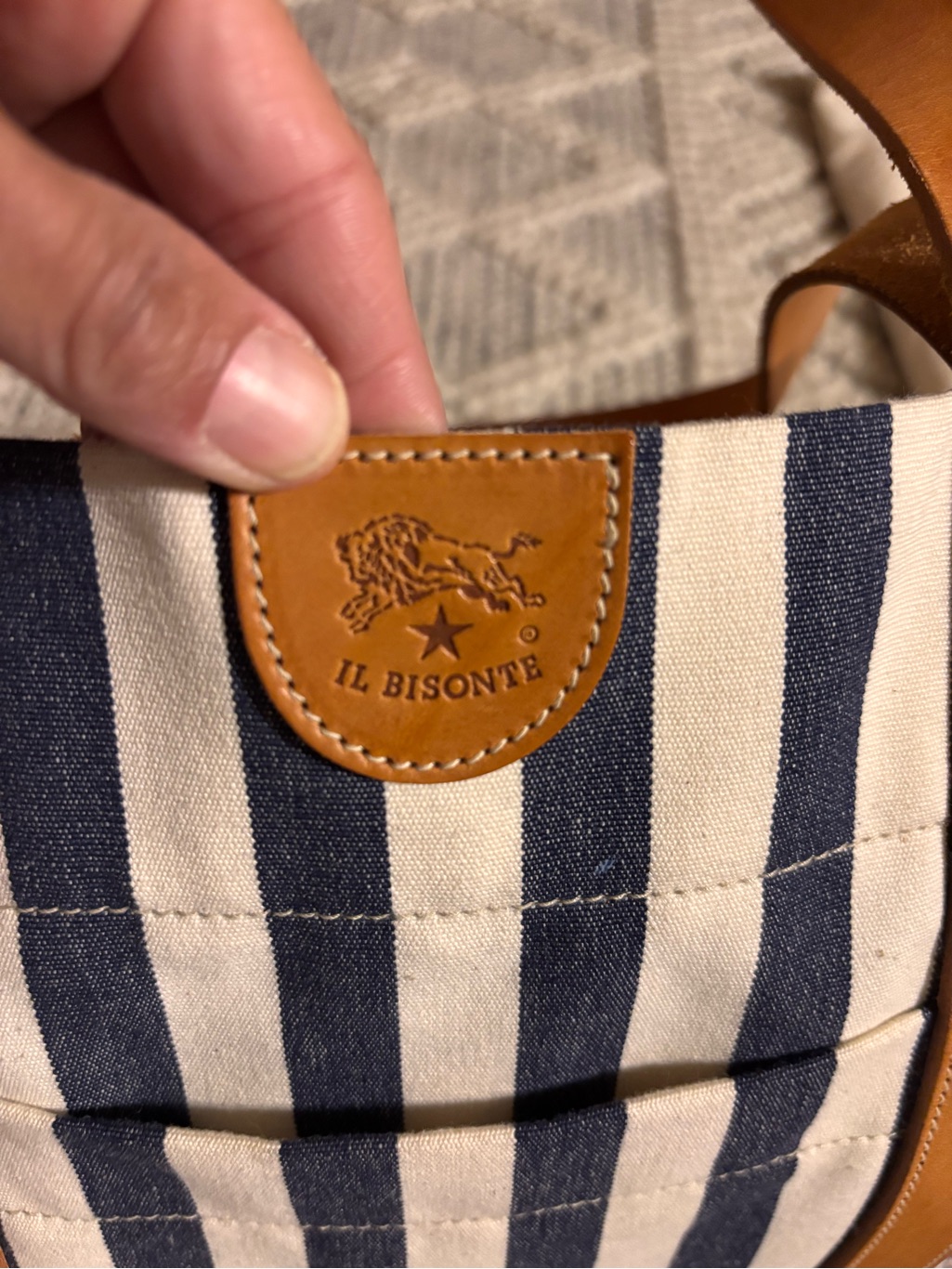 Il Bisonte ~ Caramella Medium Tote ~ New — image 7 of 8